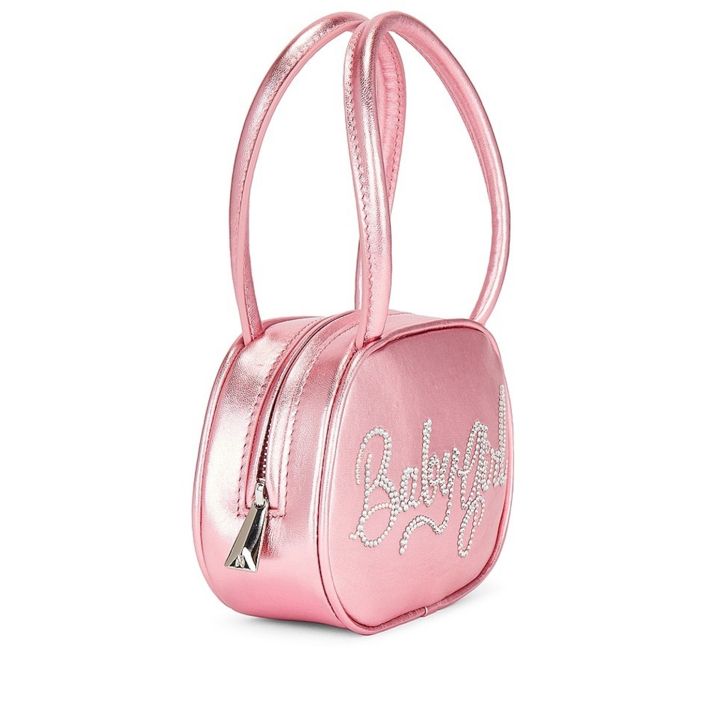 Amina Muaddi “Super Amini Metallic Babygirl Bag”